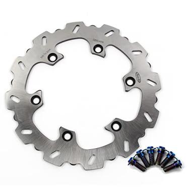Imagem de Arashi Rotor de disco de freio traseiro com parafusos de montagem para Suzuki Hayabusa GSX1300R GSXR 1300 2008-2020 ABS 13-20, GSX B-KING 1300 2008-2010 ABS, acessórios de substituição de motocicleta