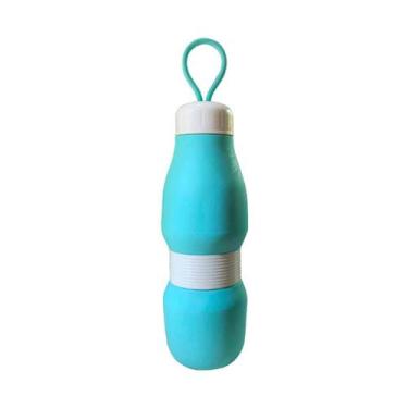 Imagem de Garrafa de Silicone Retrátil Portátil 560ml - Can.u.do, Azul
