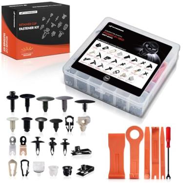Imagem de A-Premium Kit de clipe de retentor de carro 230 peças (tipo 19) compatível com Ford F-150 1997-2003, painel de acabamento de haste de trava de porta de para-choque, conjunto de substituição de fixador