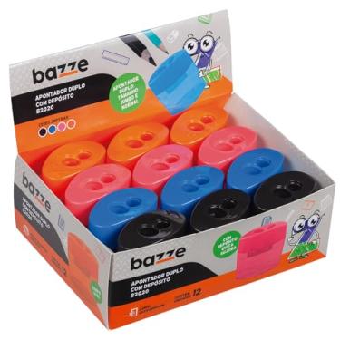 Imagem de Bazze Apontador Depósito Oval Duplo Display 12 unidades Multicolorido