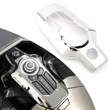 Imagem de FINMOKAL Acabamento da tampa do painel do interruptor do console central da motocicleta compatível com Honda Goldwing GL1800 2018-2022, cromado