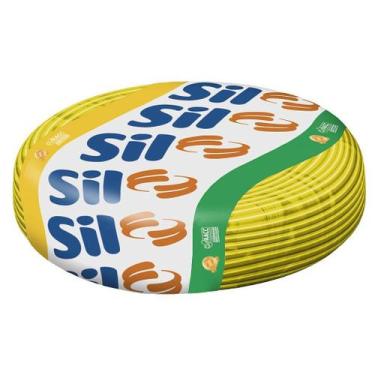 Imagem de Fio cabo flexível sil 1,5mm amarelo rolo 100 metros 321982