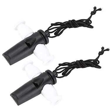 Imagem de SPYMINNPOO Conjunto de Brinquedos para Instrumentos Musicais de Apito Samba Com Som Nítido para Crianças, Apito Preto + Branco ABS para Crianças