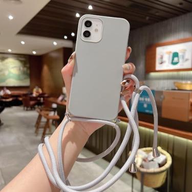 Imagem de Capa para celular com acessório de cordão que pode ser pendurado na corrente do pescoço para Xiaomi para Redmi Note 10 9S 9 8T 8 7A 7 6 a,X3,para mi note 10 lite