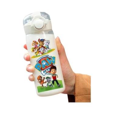 Imagem de Garrafa De Água Transparente De 400ML Para Crianças Com Canudo, Copo D