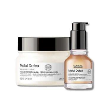 Imagem de L'Oréal Professionnel Kit Metal Detox Duo - Máscara E Óleo - L'Oréal P