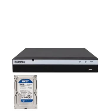 Imagem de Nvd 16 Canais 3316 Intelbras Full Hd Ip 4k Nvd 3316 C/Hd 500gb Instalado No Nvd