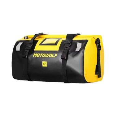Imagem de Bolsa Traseira Impermeável Para Motocicleta 20L-100L, Mochila De Viage