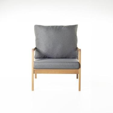Imagem de Poltrona Mag 67 cm x 80 cm material sintético Caramelo - Casavee, Graf