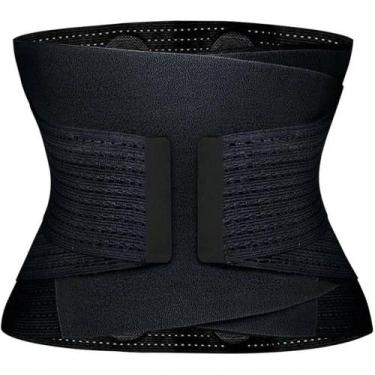 Imagem de Cinta Modeladora Abdominal Lombar Elástico Tamanho Único - Preto - Kin