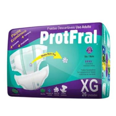 Imagem de Fralda adulto geriátrica descartável protfral dia/noite - Protclean, X