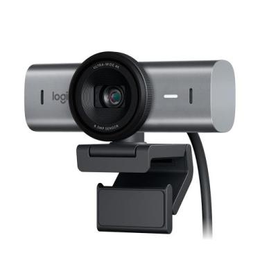 Imagem de Webcam Ultra HD 4K Logitech MX Brio Redução de Ruído USB-C, Preto