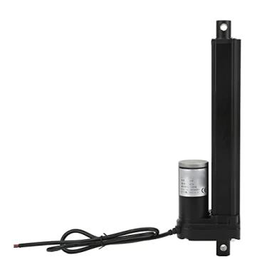 Imagem de Atuador linear elétrico, liga de alumínio de liga de zinco 12 V CC cilindro de movimento Ip54 3000n acessórios de automação robótica para mesas de tratamento elétrico (200 mm/7,87 pol.)