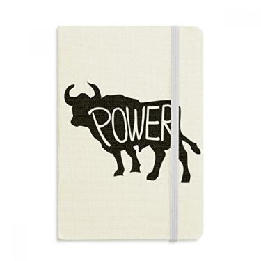 Imagem de Caderno com desenho de animal de vaca preto natural oficial de tecido capa dura diário clássico