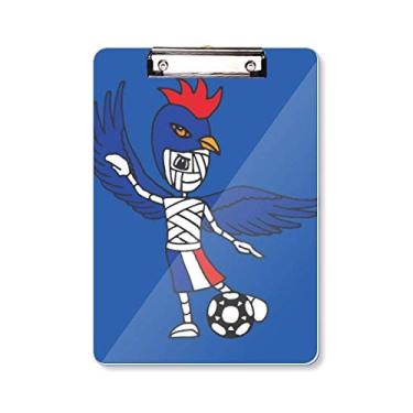 Imagem de Prancheta de futebol da França Galed Rooster Mummy A4