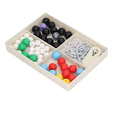 Imagem de Ferramenta de Aprendizagem de Química Inorgânica Orgânica, Kit de Modelo Molecular Apertado Proteção Ambiental Bolas de PP Coloridas Práticas Permitindo Entusiasmo para o Ensino
