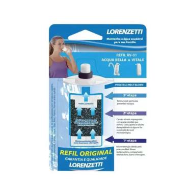 Imagem de Refil para Filtro de Água Lorenzetti Acqua Bella e Vitale RV-01