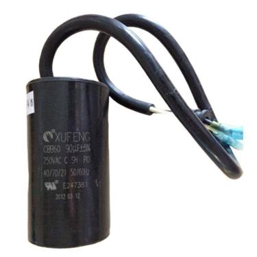 Imagem de Capacitor Lavadora Schulz Hidrolav 2000w 127v 90uf 250vac