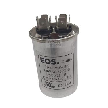 Imagem de Capacitor Eos 10uf 380vac Bivolt