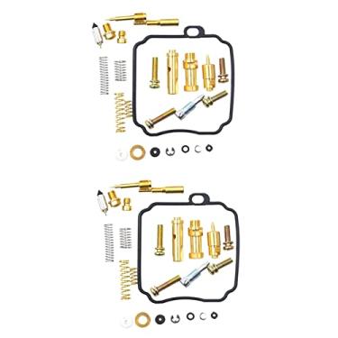 Imagem de Peças de motocicleta Kit de reparo de reconstrução de parafusos de agulha de boia de carburador para acessórios YM XV250 XV 250 Virago 250 Virago250 (Cor: 2SET)