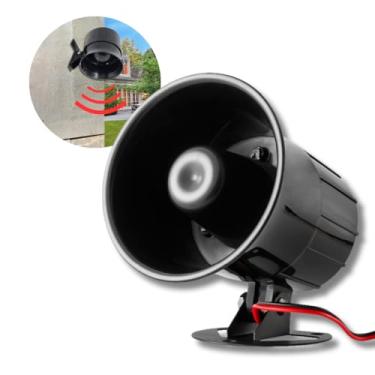 Imagem de Sirene Para Alarme Residencial Bivolt 110v220v 1 Tom Com 125dB