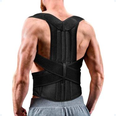 Imagem de Colete Correção Postural Ajustável Alívio Dor Alinha Lombar - Hxt