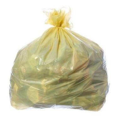 Imagem de Saco Para Lixo Amarelo Reforçado 30 Lt Com 50 Uni - HIGIPACK