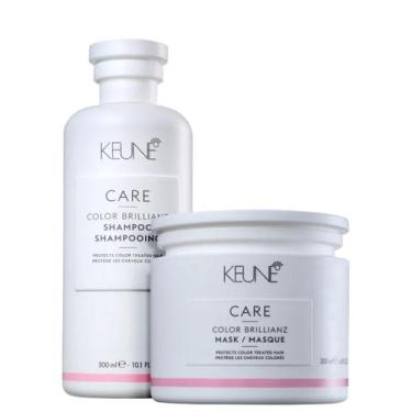 Imagem de Kit Keune Care Color Brillianz - Shampoo 300ml + Máscara 200ml