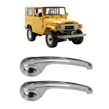 Imagem de Par Maçaneta Interna Porta Toyota Bandeirante 83 A 85 - Supercenter Au