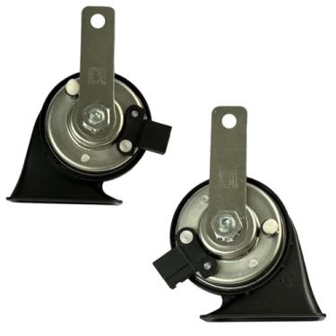 Imagem de Buzina de carro de 12 V compatível com Avensis T220 Camry XV20, buzina automática à prova d'água para Highlander XU20 Tacoma MK1 (1 buzina de carro de tom alto e 1 baixo)