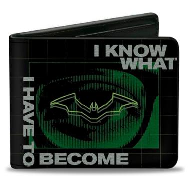 Imagem de Carteira dobrável PU The Batman Movie Riddler I Know What I Have to Become, Batman, 4.0" x 3.5"
