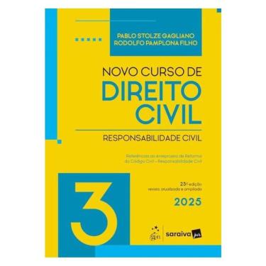 Imagem de Novo Curso De Direito Civil - Vol.3 - Responsabilidade Civil - 23ª Edição 2025