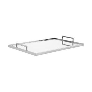 Imagem de BANDEJA PARA SERVIR DORIAN 36 x 54 CM NTGL HOME STYLE, INOX