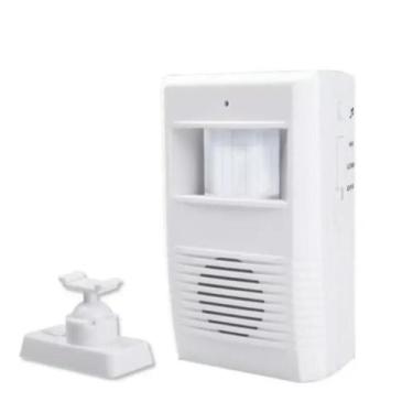 Imagem de Sensor presenca longo alcance campainha sem fio alarme movimento music