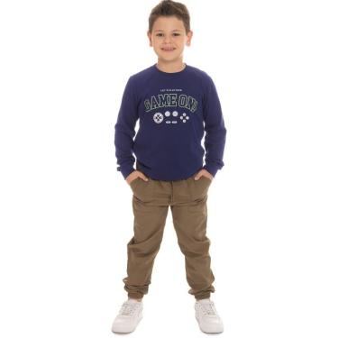 Imagem de Calça Em Sarja Infantil Menino Game - By Gus-Masculino