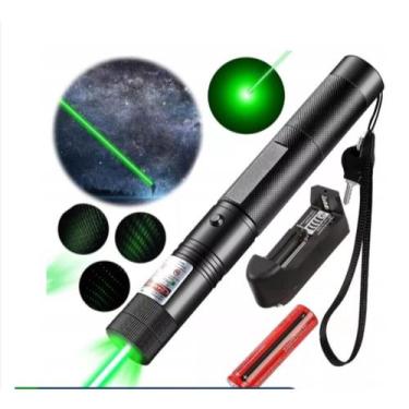 Imagem de Caneta Laser Verde Ultra Forte Alcance 100km A Prova D'agua - oem