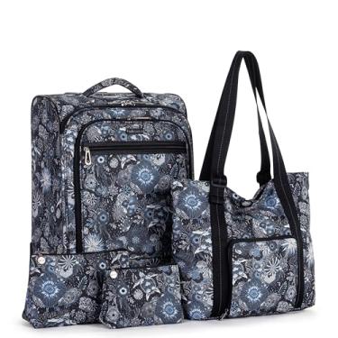 Imagem de Sakroots Pacote De Viagem On The Go Com 4 Peças, Inclui Mala Rodinhas 21", Bolsa Grande Dobrável E Bolsas Médias Pequenas