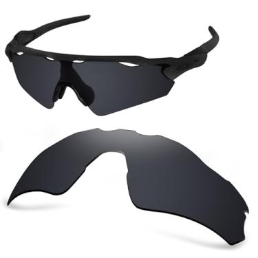 Imagem de AOZAN Lentes de reposição ANSI Z87.1 para óculos de sol Oakley Radar EV Path OO9208, Preto metálico, Radar EV Path