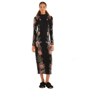 Imagem de Vestido Farm Rio Midi Jardim Maravilhoso Feminino-Feminino