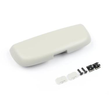 Imagem de TTCR-II Estojo de óculos de sol interior compatível com Audi A3 A4 A6 A7 A8 Q3 Q5 Q7 Q8 RS3 RS6 RS7 S3 S4 S6 S7 S8 SQ5 SQ7 SQ8, para Porsche Cayenne Panamera, para suporte de vidro Camry e Avalon