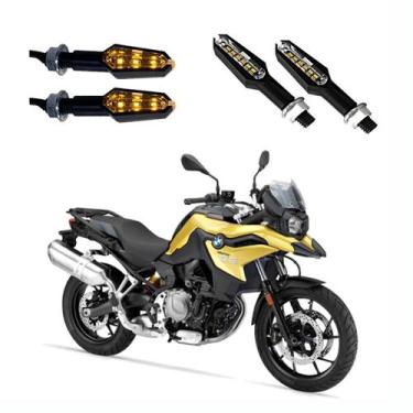 Imagem de KIT 4 Luz Seta Esportiva Pisca de Led Modelo P29 Para Moto BMW G450 X 
