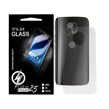 Imagem de 2 Película Skin Traseira Fibra Carbono Moto X4 XT1900 5.2 - Cell In Po