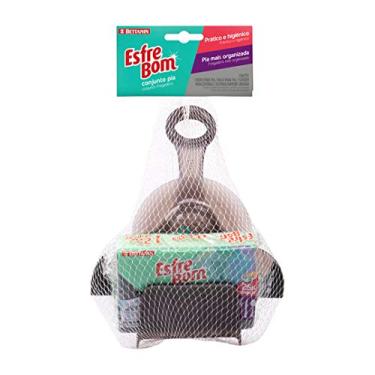 Imagem de Conjunto de Pia, 4 Peças (Rodo, Ralo, Esponja, Suporte de Esponja), EsfreBom