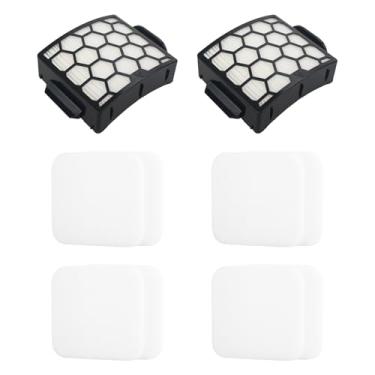 Imagem de CPAI Filtro de substituição para aspirador vertical Shark LA802 Detect Pro Lift-Away ADV sem saco (2 filtros HEPA 4 filtros de espuma, 4 filtros de feltro)