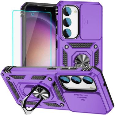 Imagem de Capa HNHYGETE para Samsung Galaxy S23 roxa de 6 pés testada contra que