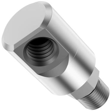 Imagem de Carretel de mangueira de jardim encaixe giratório 5000PSI Max 304 aço inoxidável 1/5.1 cm MXF bobina de mangueira resistente encaixe peça de substituição de conector giratório de alta pressão para