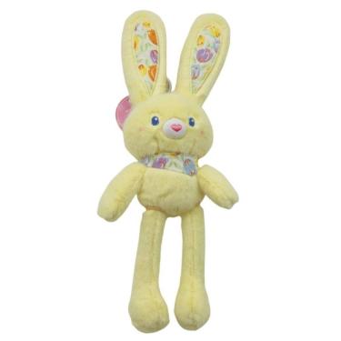 Imagem de Chaveiro de pelúcia fofo de coelhinho amarelo de perna longa para mulheres e meninas