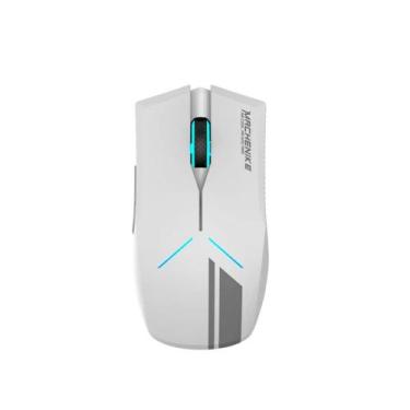 Imagem de Mouse Gamer Sem Fio Machenike M72, RGB, 10.000 DPI, Wireless, Branco