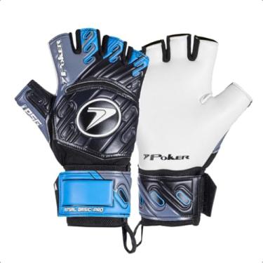 Imagem de Luva Profissional Futsal Basic PRO Cor:Preta/azul;Tamanho:8