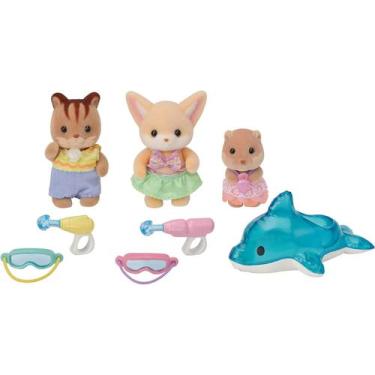 Imagem de Sylvanian Families - AMIGOS DO JARDIM DA INFÂNCIA - DIVERSÃO NA PISCIN